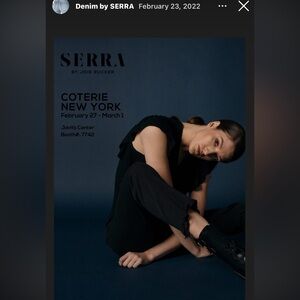 Serra Black Distressed Low Rise Pants Size 26-29